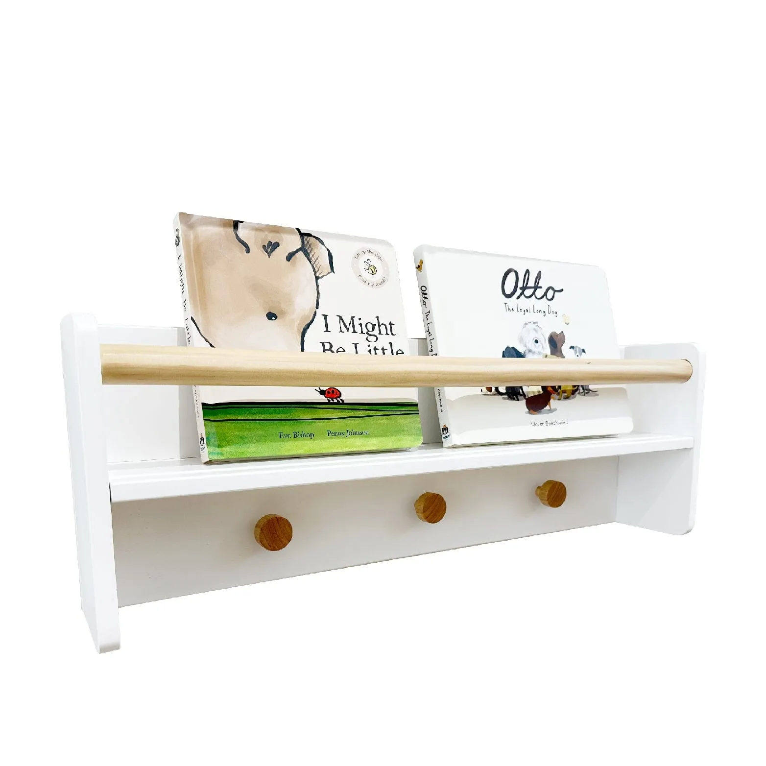 TULLY Wall Mounted Shelf with Hooks