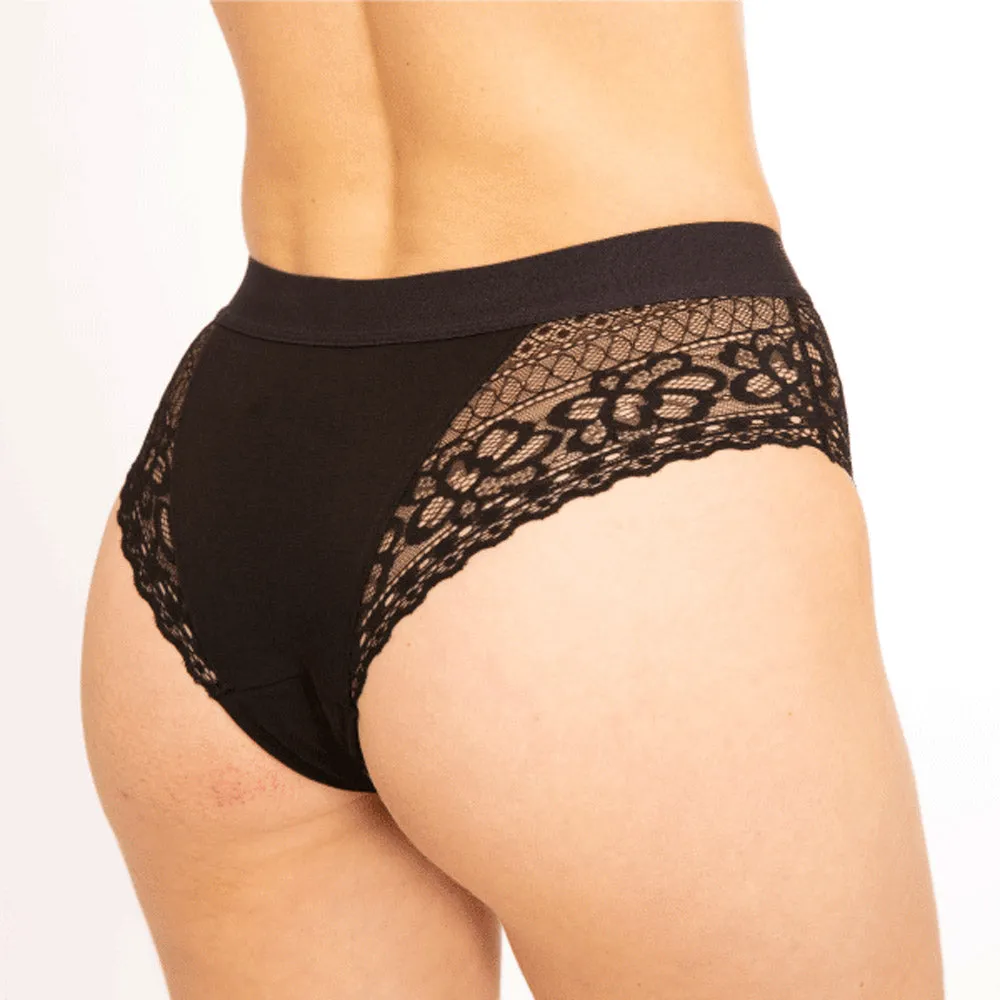 WUKA Ultimate Lace Hipster Brief - Medium Flow