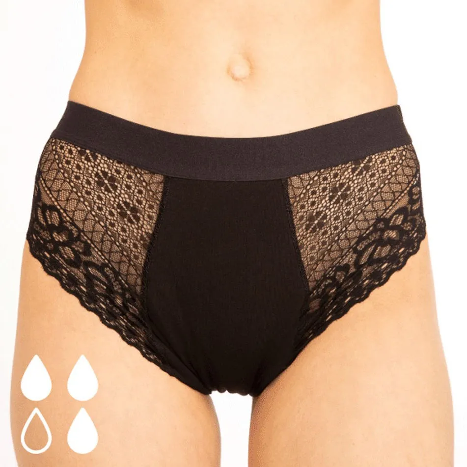 WUKA Ultimate Lace Hipster Brief - Medium Flow